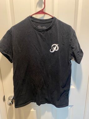 Primitive Black Short Sleeve Tee with White 'P' Chest Logo